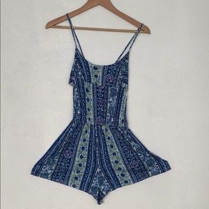 Blue spring Abercrombie jumpsuit